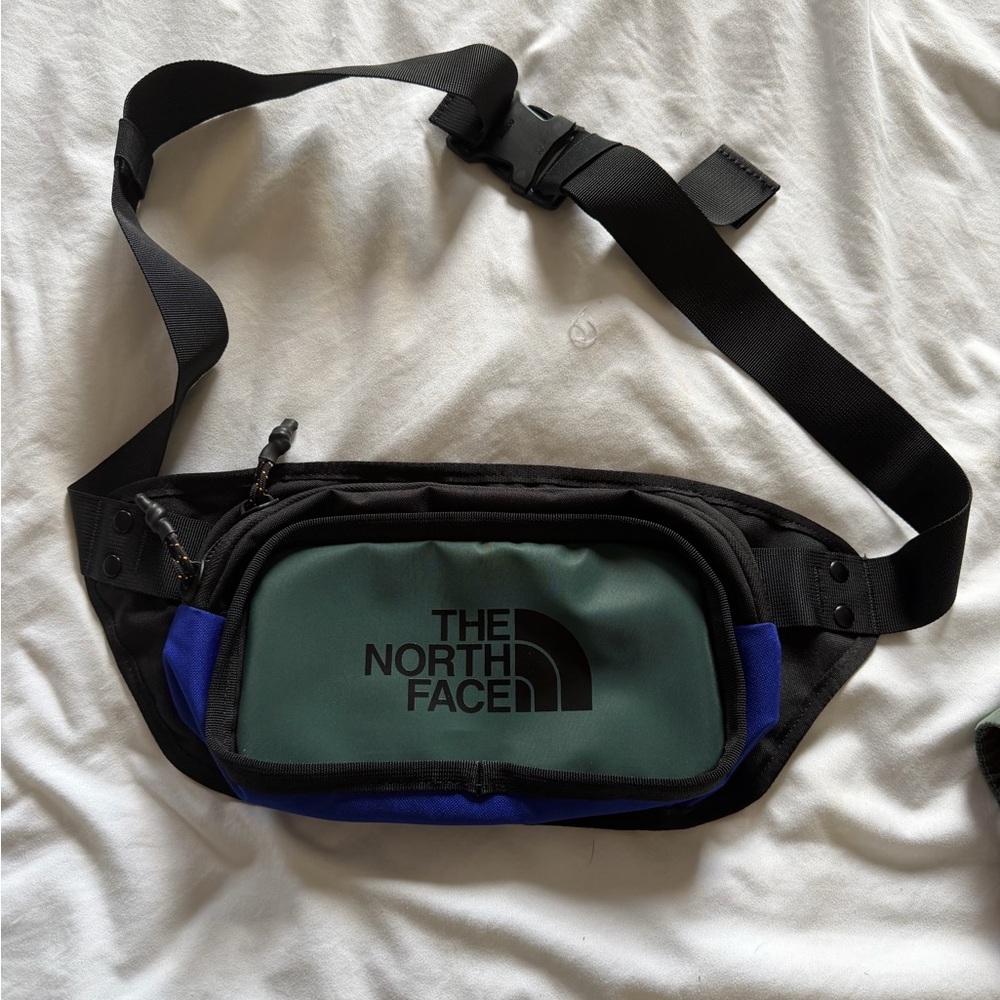 The North Face Black, Green & Blue Waist Bag